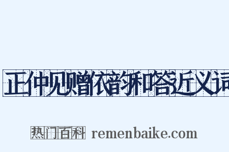正仲见赠依韵和答近义词是什么意思的图片